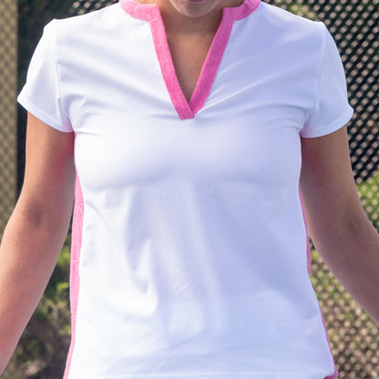 Classic Shirt - White/Pink